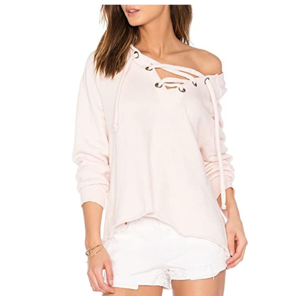 Wildfox Seashell Pink Hutton Sweater